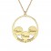 Circle and Couples Family Name Pendant 30mm